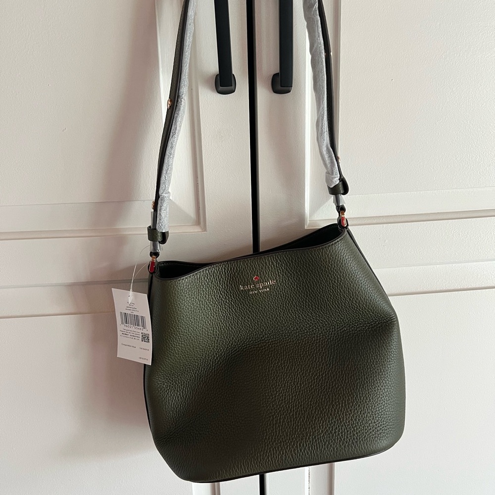 Kate Spade Green Leather Shoulder Bag